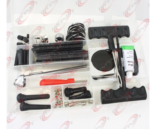 82Pc Performance Tool Tire Repair Kit w/ Case Repair & Maintenance